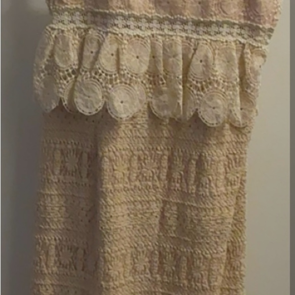 Foxiedox Cream Lace Dress